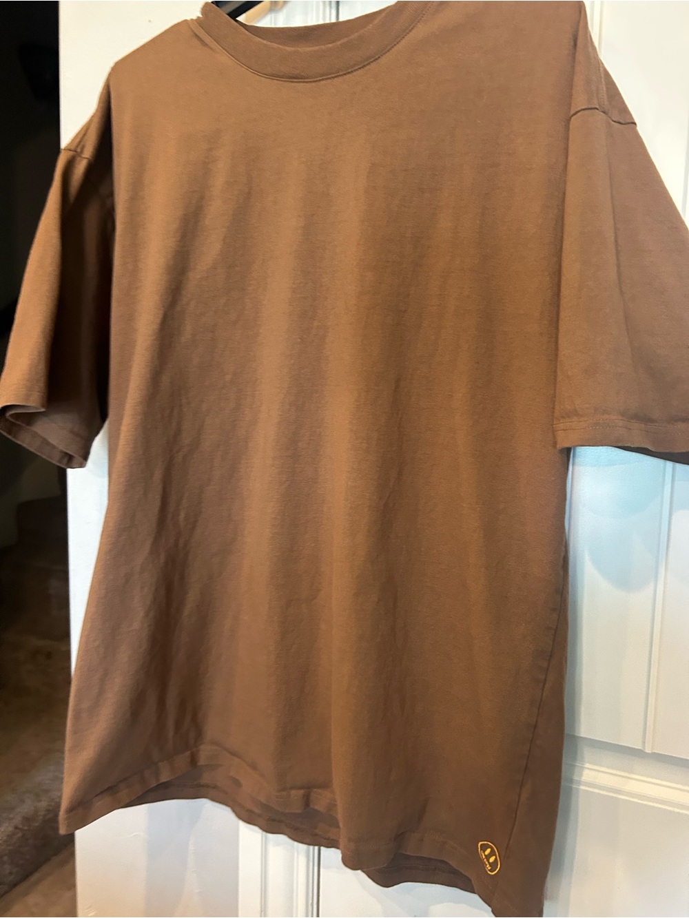 drew house Brown Short-Sleeve Crewneck Tee